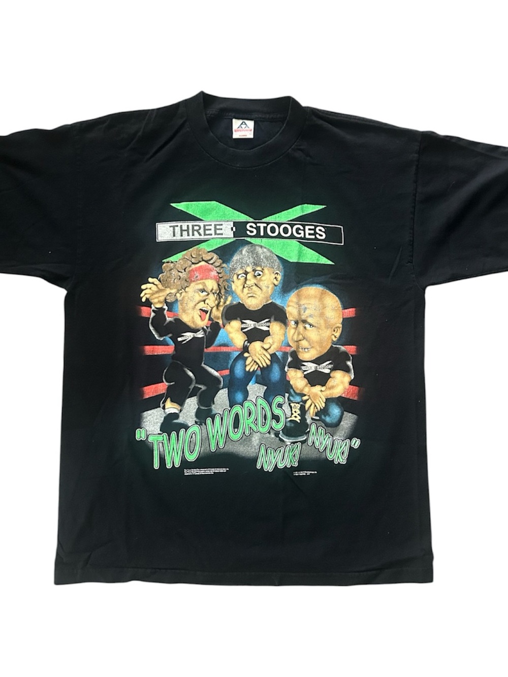 Alstyle Apparel & Activewear Black Crewneck Tee - XL